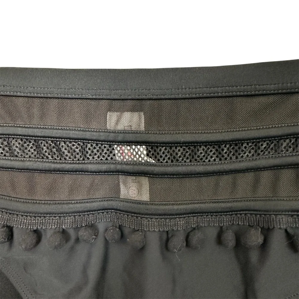 Davi & Dani Black High-Waisted Bikini Bottom